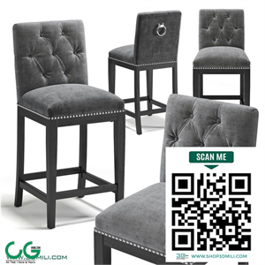 EICHHOLTZ Counter Stool Domino (2)